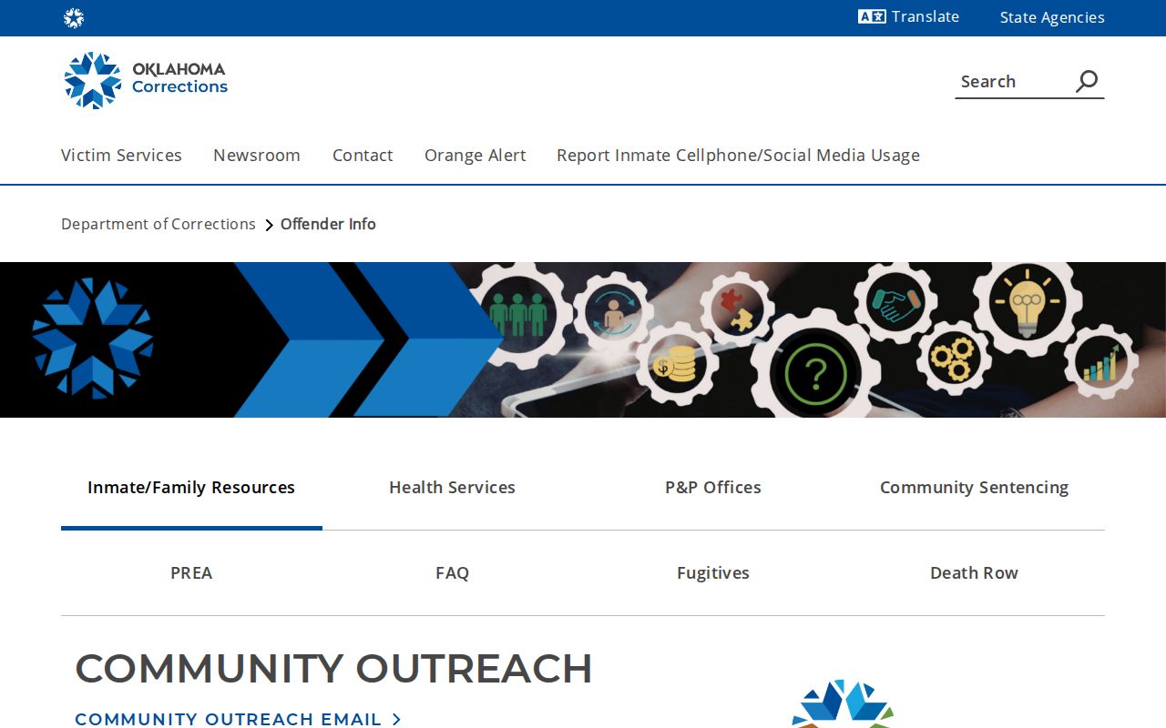 ODOC release-date information for Oklahoma County projected release research